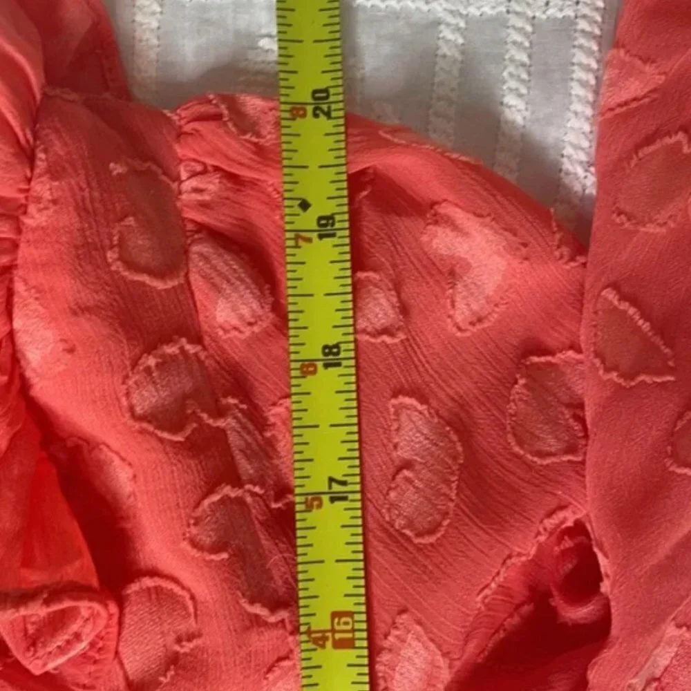 NWT Michael Kors Printed Ruffle Top - Picture 11 of 13